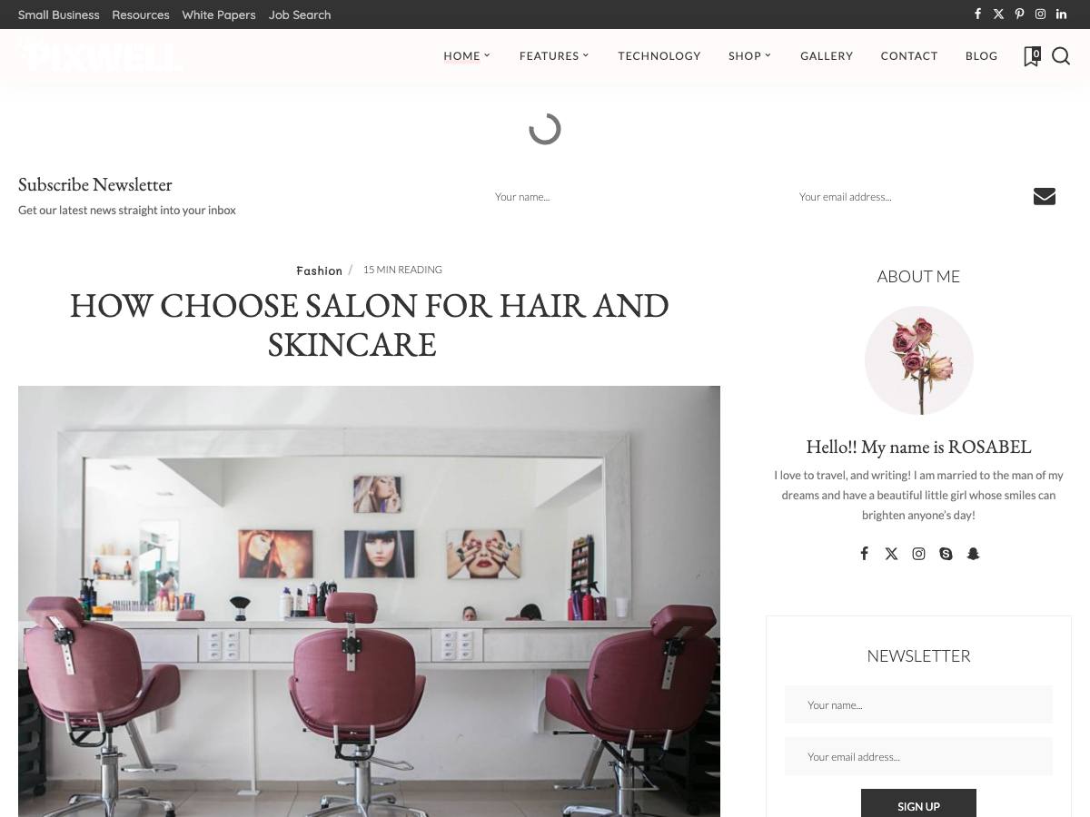 Blogger demo